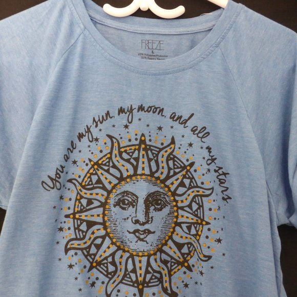 FREEZE, large, blue short sleeve tee, BNWOT - Picture 5 of 5